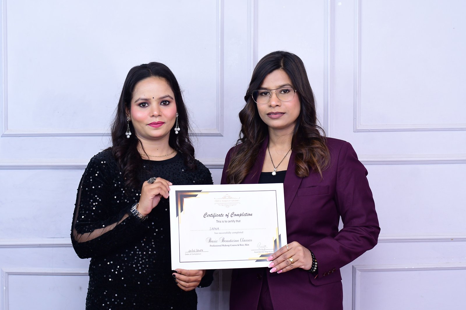 Basic to advanced makeup course graduate